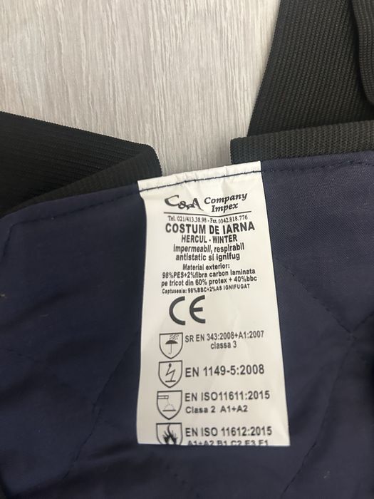 Echipament de Lucru Iarna Profesional