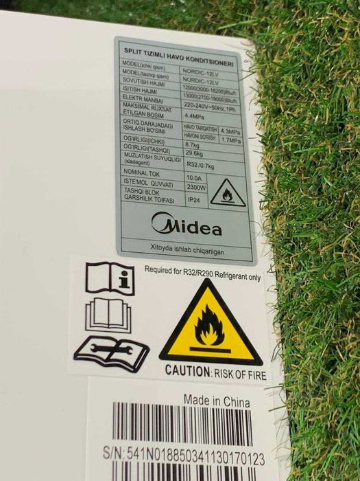 Кондиционер Midea / Konditsioner Midea Nordic 12 000 Btu Inverter