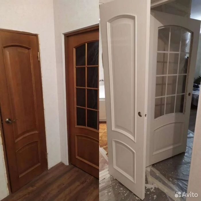 Покраска двери любой мебель лестница