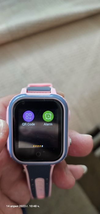 Детски розов часовник 4G, GPS+LBS+Wi-fi