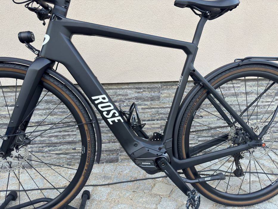 Електрически карбонов gravel велосипед Rose Backroad+ размер: 28/52см