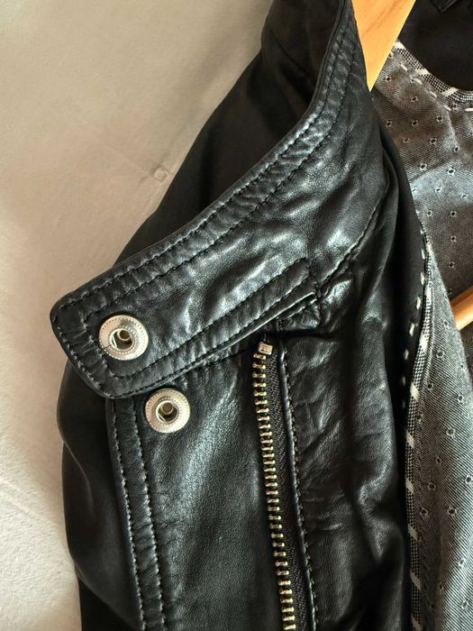 Geaca de piele Massimo Dutti