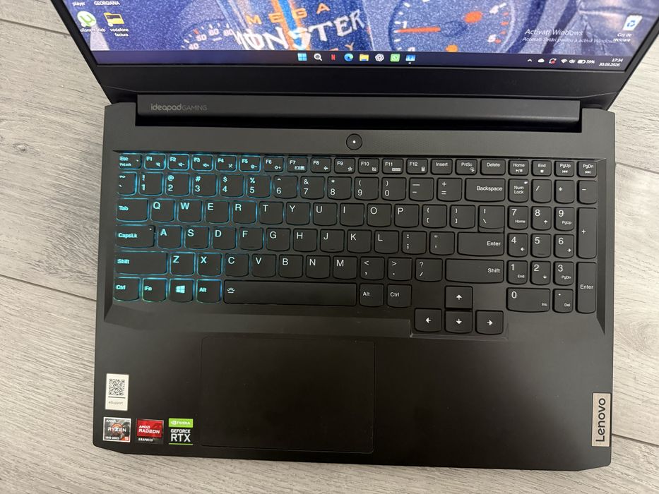 Lenovo IdeaPad Gaming 3 – Ryzen 5 5600H / RTX 3050 / 8GB RAM / SSD NVMe