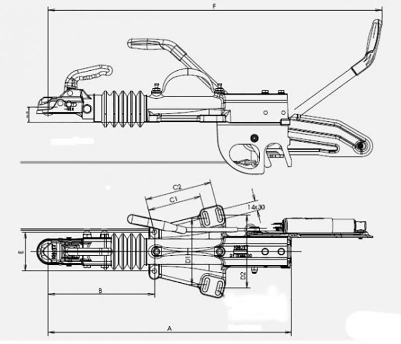 dispozitiv inertial 3500 kg knott kfg35