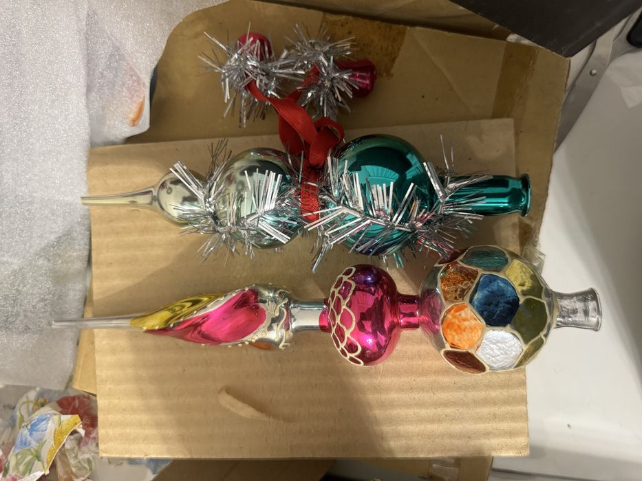 Игрушки елочные ГДР, СССР (листайте фото)