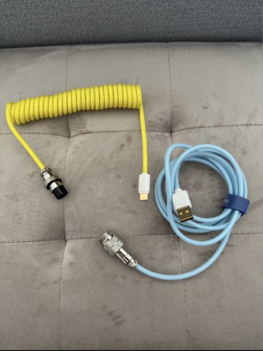 Cablu coiled aviator Ducky pentru tastatură