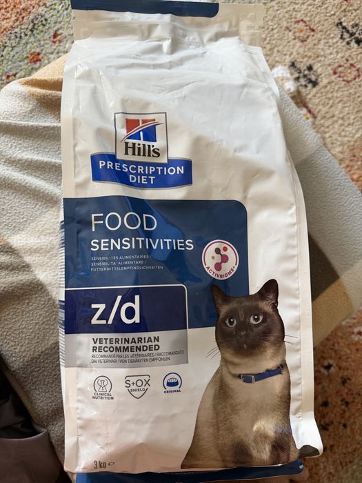 Hill’s sensitivies Z/D pisici 3kg