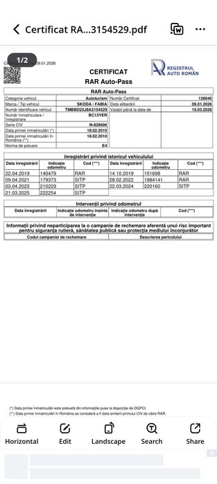 Skoda Fabia 1.6i Euro 4