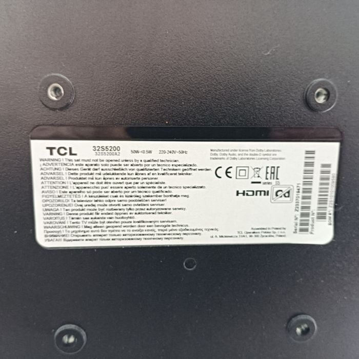 Телевизор Led Smart Philips 43PFS6855/12  TCL 32S5200