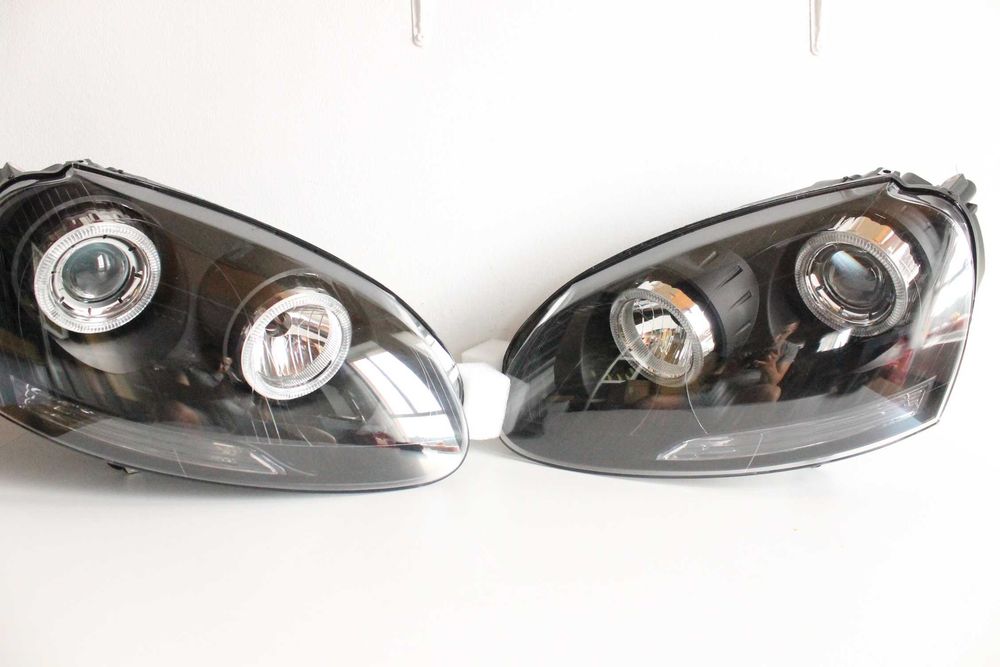 Фарове Голф 5 Тунинг лед Ейнджъл VW GOLF 5 Angle eyes ДЕПО Нови Опушен