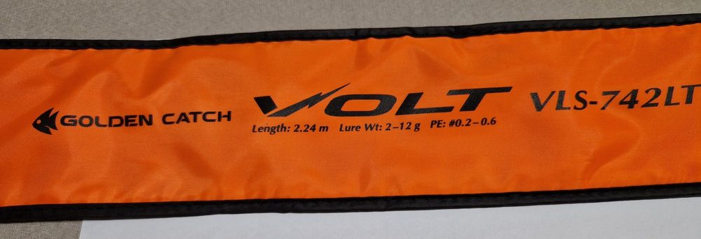 Спининг въдица Golden catch Volt 2-12g, 2.24m