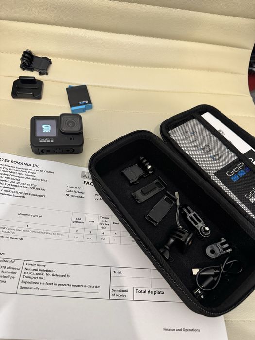 GoPro Hero 9 Black Edition Camera de Actiune 5K 20MP , GPS