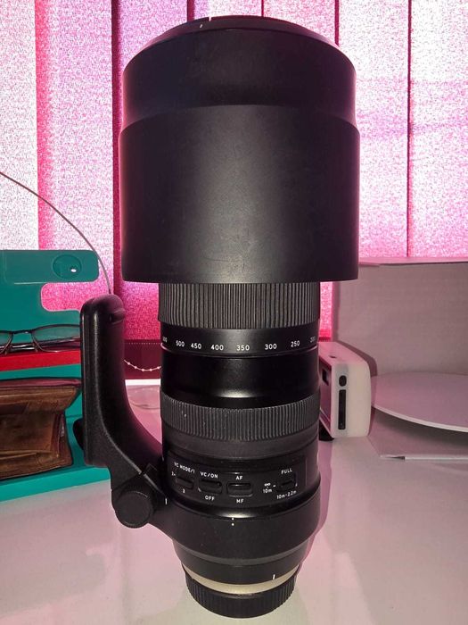 Tamron SP 150-600mm G2 (montura EF) — complet, mic defect la fil