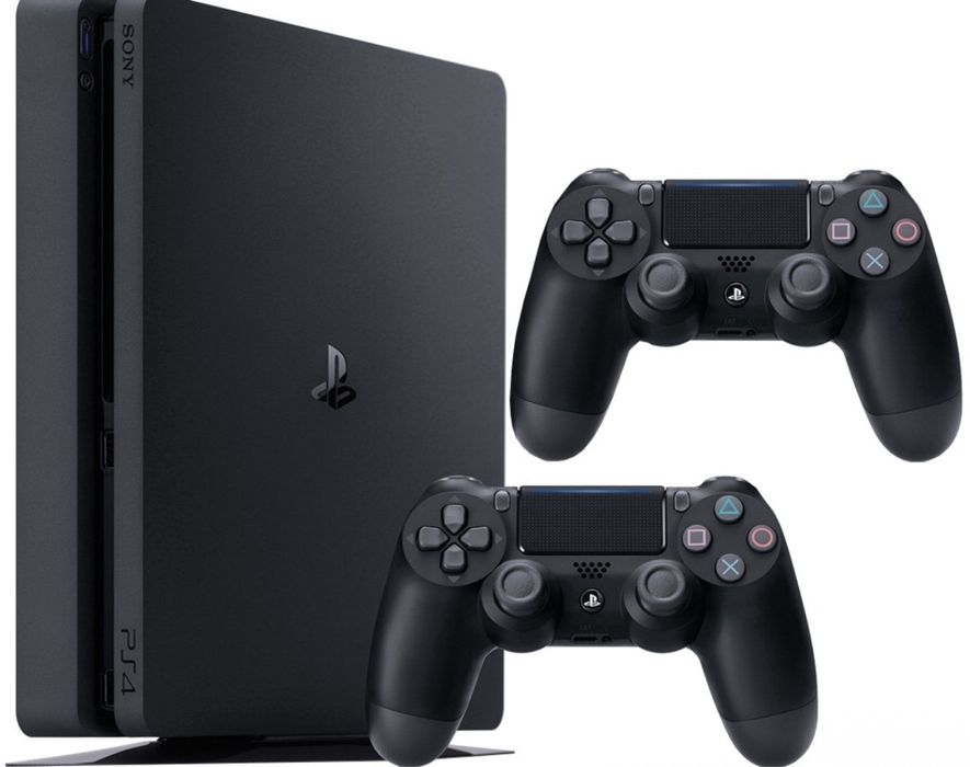 PlayStation 4 + 2 геймпада + игры