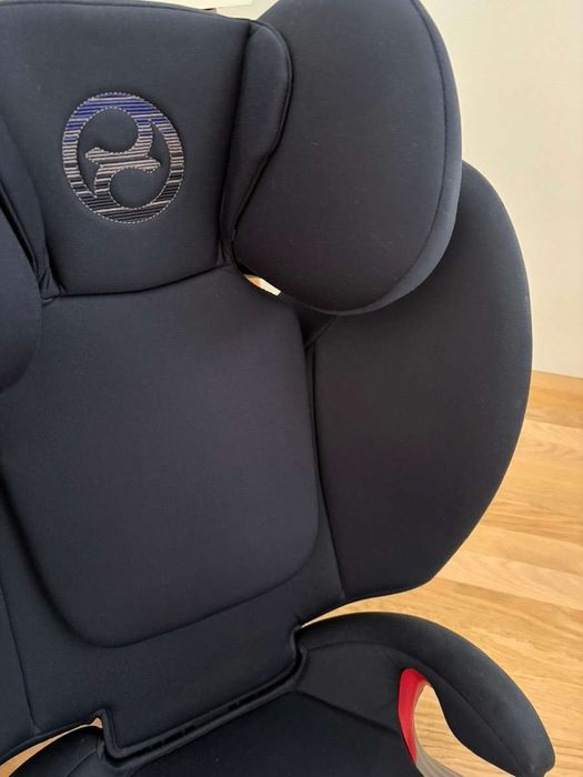 Детско столче за кола Cybex Solution S Fix Deep Black