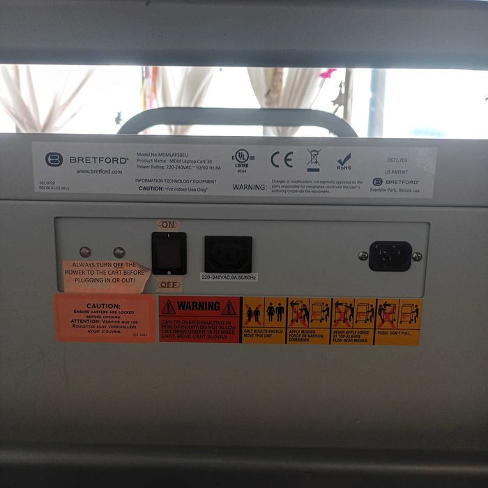 Statie de incarcare mobila, laptop/netbook Bretford MDMLAP30