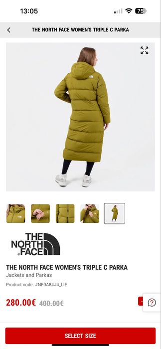 Яке The north face