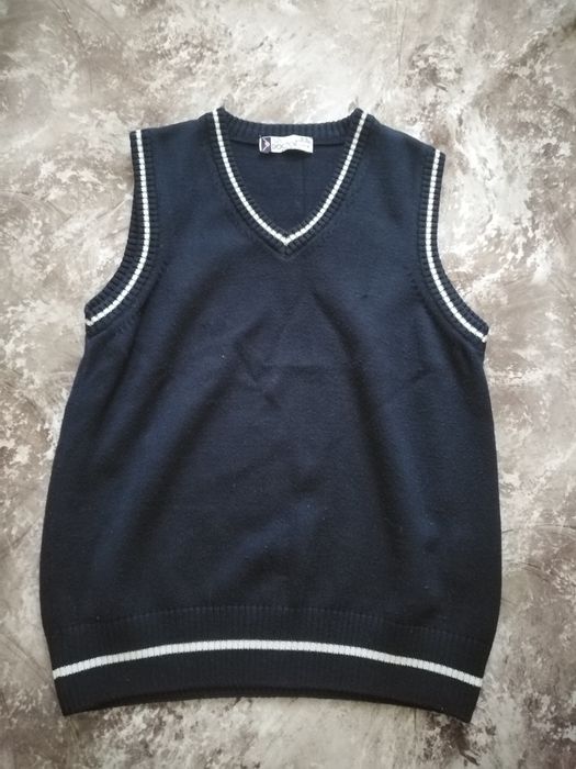 Жилетка школьная синяя