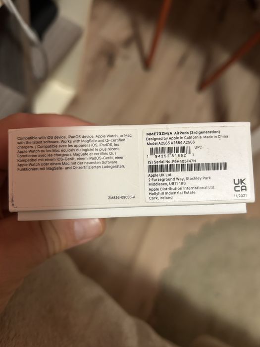 Airpod 3 слушалките са като нови