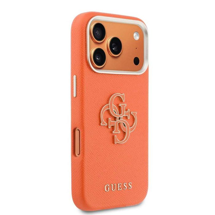 GUESS Калъф Кейс за iPhone 17 Pro Max / Orange / Оригинал /