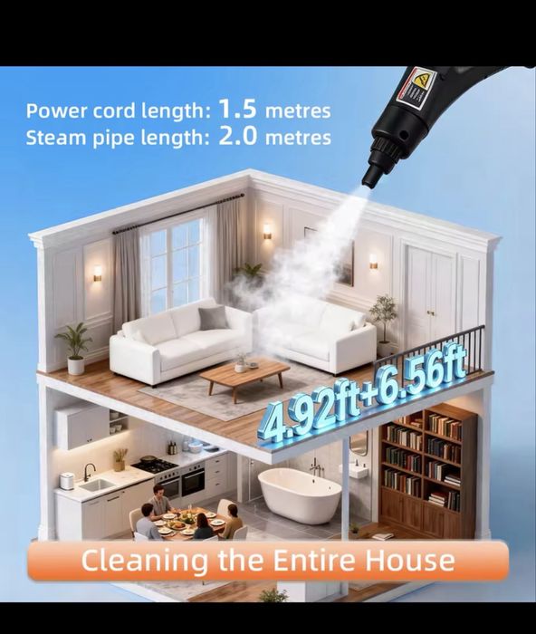 Парочистачка 2500W multi function steam cleanrs