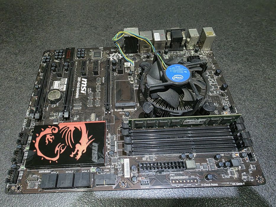 Kit placa de baza msi z87-G45 Gaming+procesor +cooler+4gb de rami