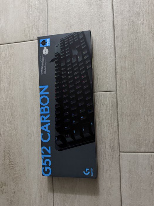 Tastatura mecanica Logitech G512 Carbon RGB, GX Brown Tactile, US Int'l - SIGILATA
