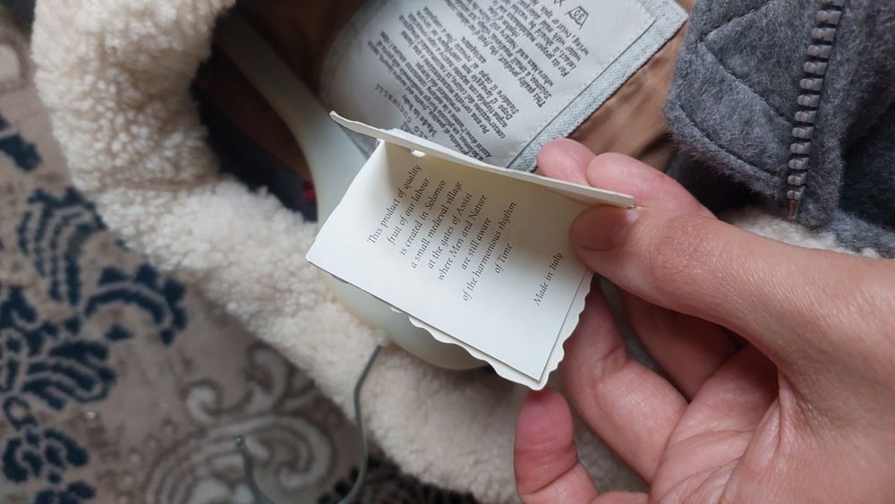 Brunello Cucinelli Italiya brendi Kashmir astarli Kurtka