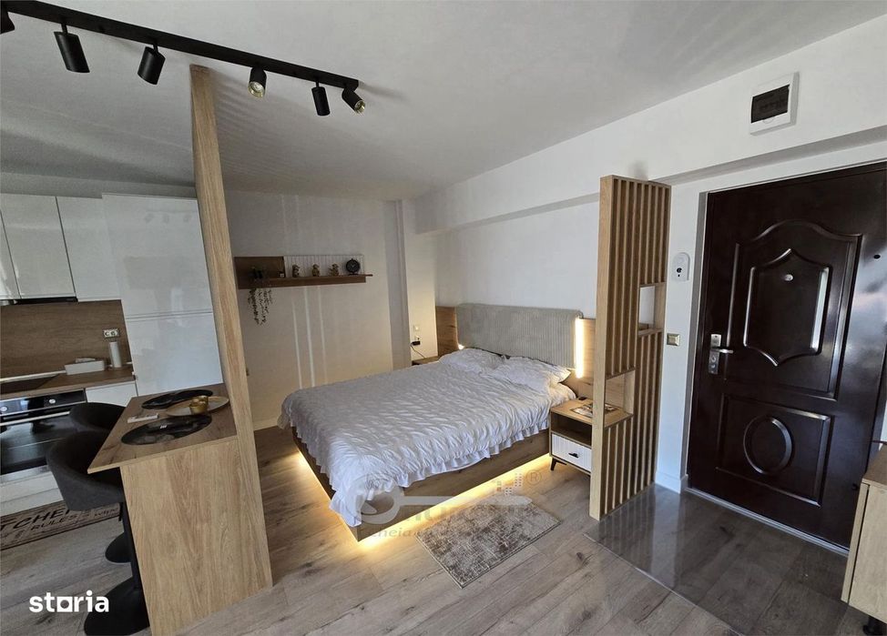 Studio modern, zona centrală – Mobilat și utilat | Ideal investiție