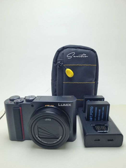Нов Фотоапарат Panasonic Lumix DC-TZ202 Camera 20MP 15x Zoom, 4K video