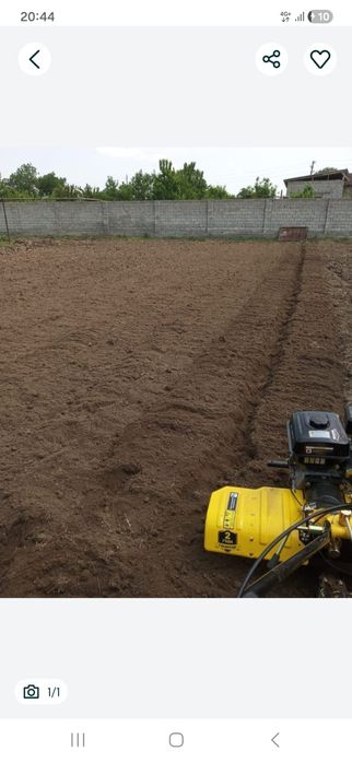 Жер аудару культиватор мотоблок дача город бау бақша  30см тереңдікте