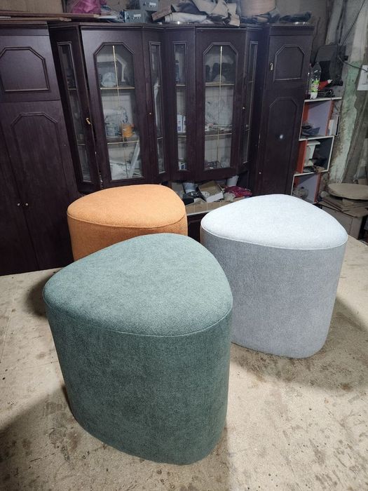 Пуфиклар сиз хохлаган дизаенда ва рангда