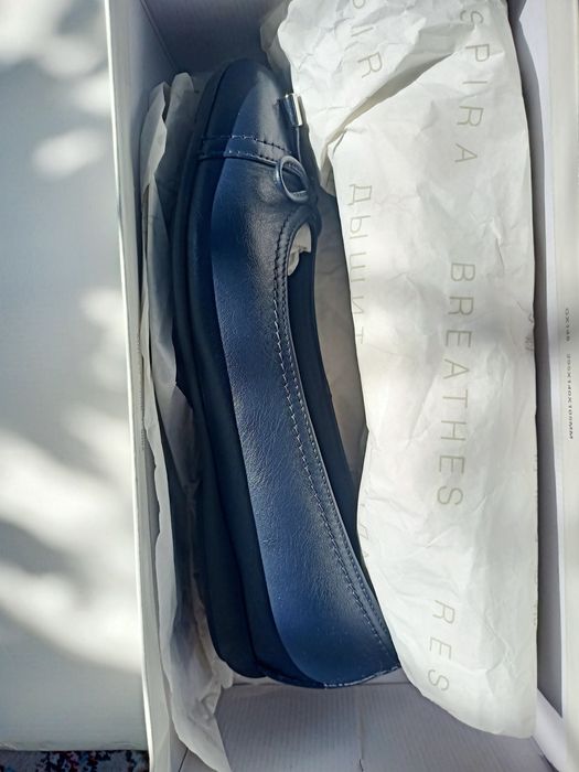 Кожаные балетки Geox