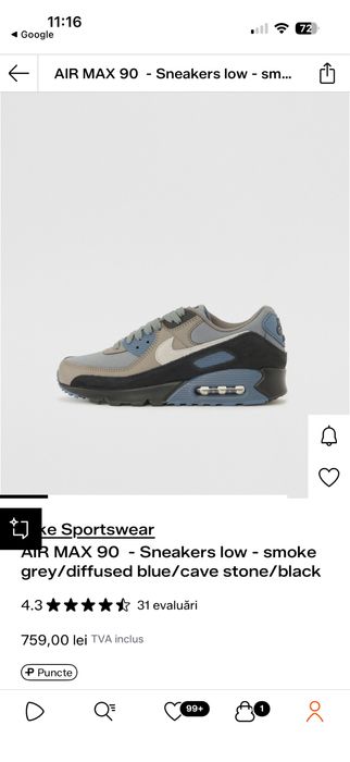 Nike Air Max marime 42,5. 27 cm