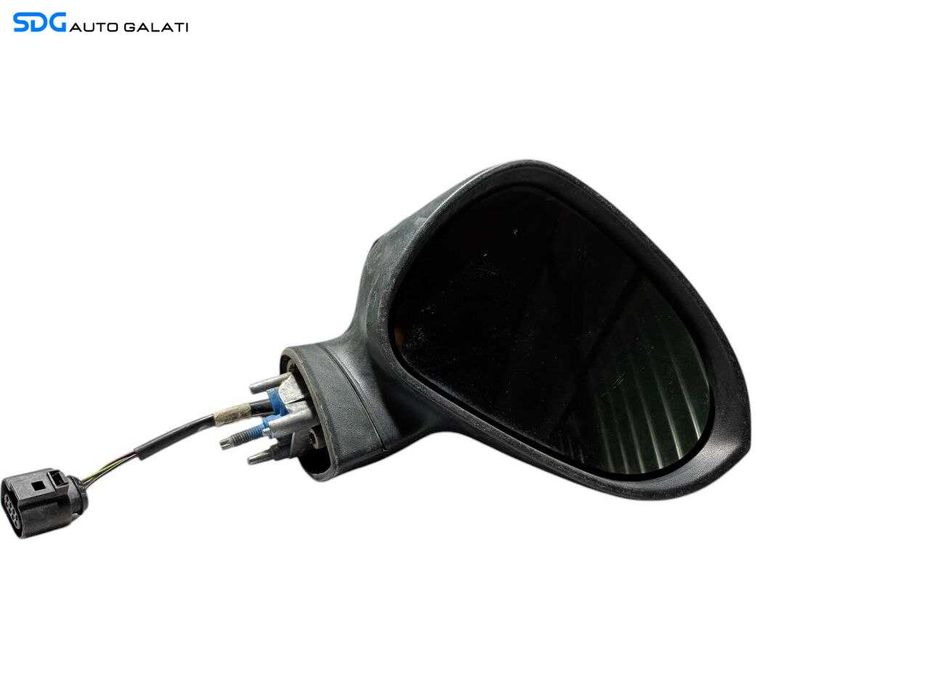 Oglinda Electrica Dreapta cu Pliere Rabatare Seat Leon 1P Facelift 2009 - 2013 Culoare Negru Cod 212836402 [LR0780]