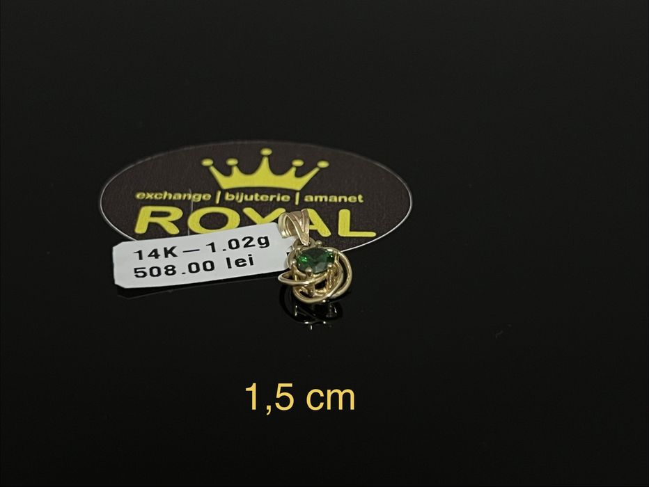 Bijuteria Royal CB : Pandant aur nou 14k 1,02gr