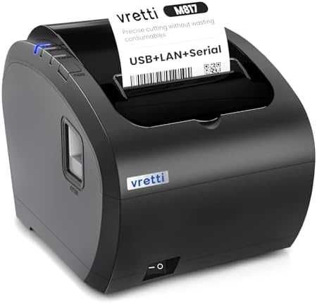 Vretti термален принтер 80мм USB LAN ESC/POS