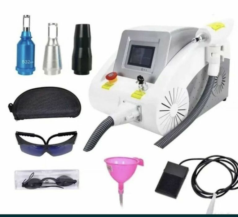 Nd YAG Удаление Татуажа и Татуировки! Мощный лазер!