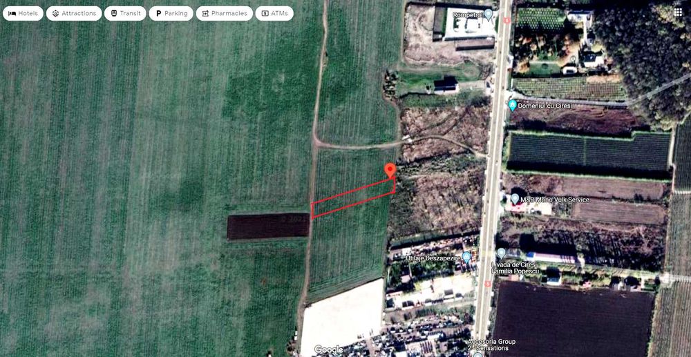 Teren intravilan com. 1 Decembrie (IF), pe DN 5/E70, Centura Sud (A0)
