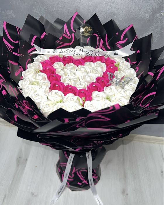 Buchete din trandafiri de sapun