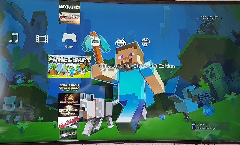 Joc ps3 modat 50 jocuri + toate accesoriile functional (gta,minecraft)