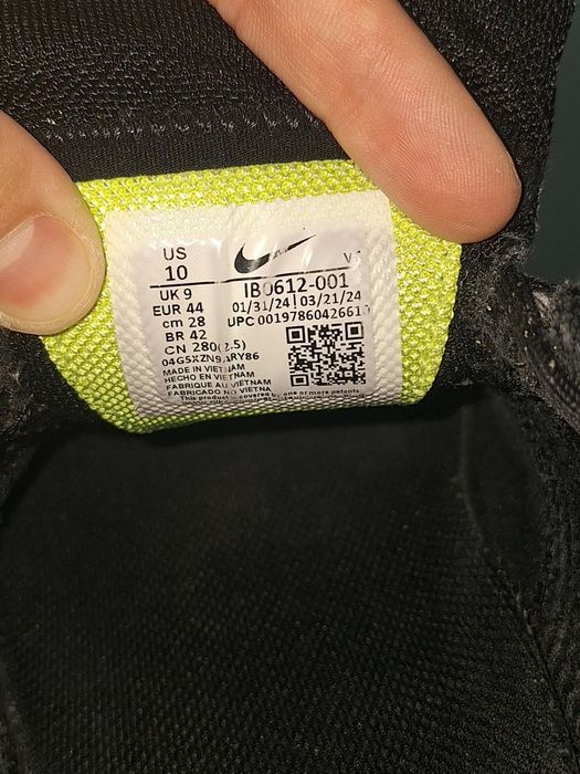 Nike Air Pegasus Wave "Triple Black" Mărimea 44