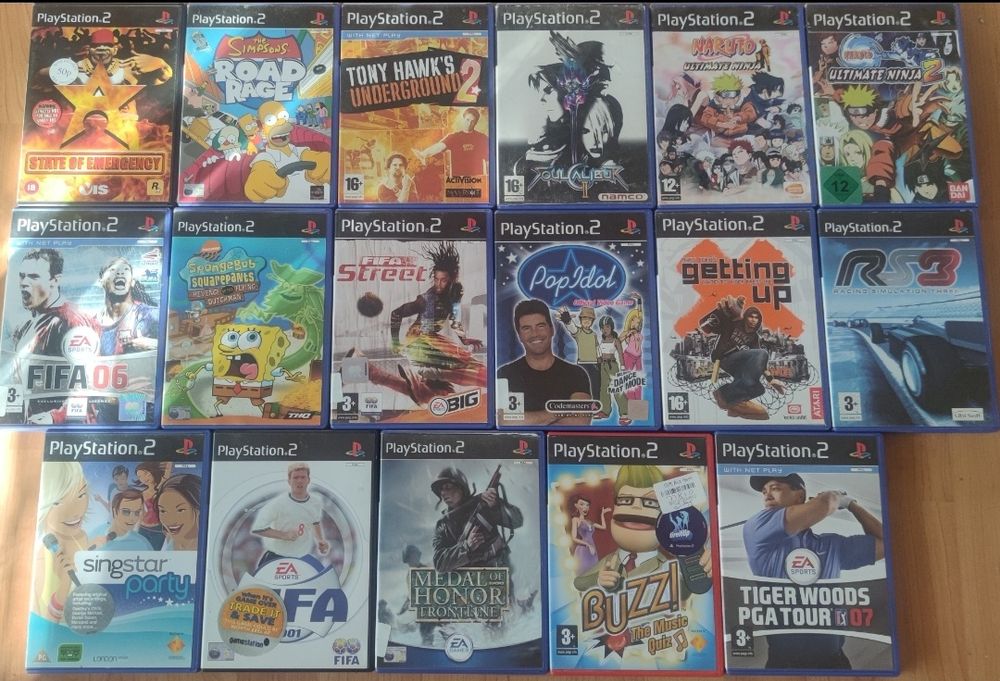 PS2-Игри/Всяка по 7,50 Евро/
