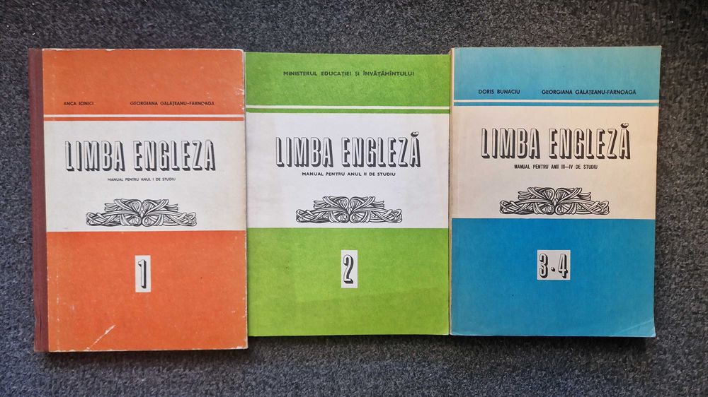 LIMBA ENGLEZA Manual anul I, II, III-IV de studiu - Ionici, Bunaciu