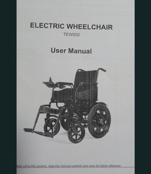 Scaun cu rotile electric pliabil