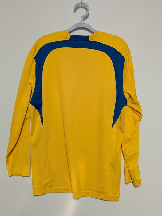 Bluza sport Puma L – galbenă, logo brodat, running training