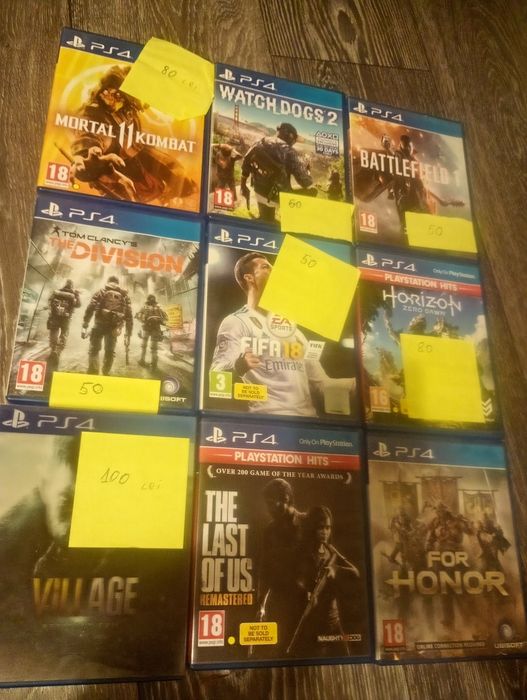 Vând jocuri PS4/