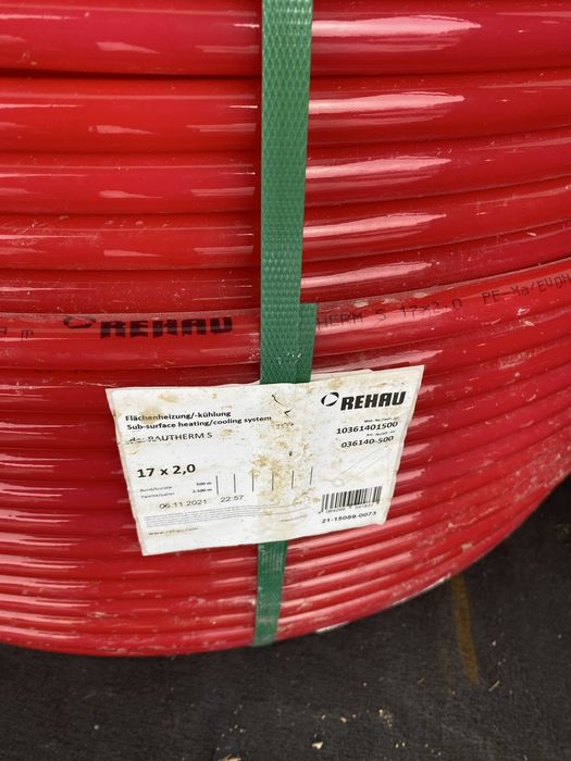 Teava incalzire in pardoseala de la REHAU