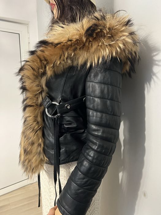 Яке от естествена агнешка кожа