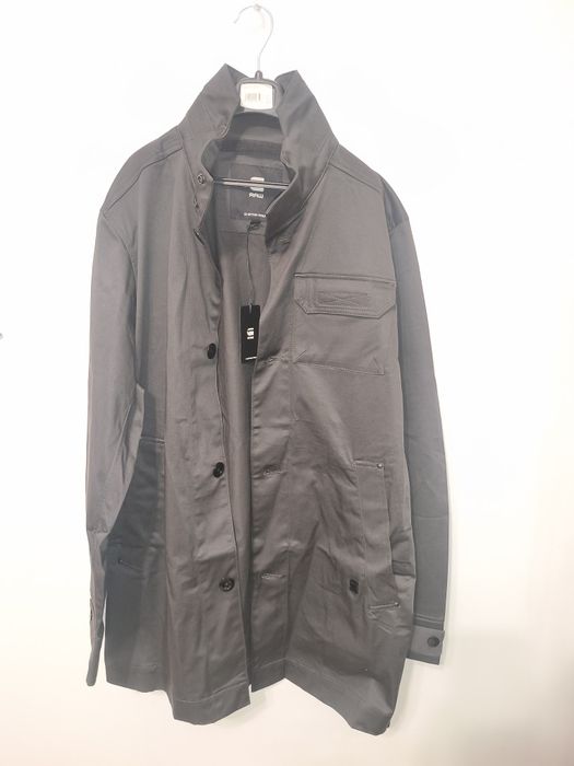 Trenci Bărbați G-Star Raw MFO Utility Trench – Mărimea S (Raven / Gri Închis)